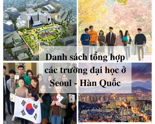 Danh sách tổng hợp các trường đại học ở Seoul - Hàn Quốc