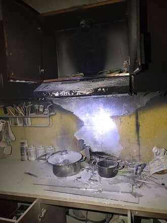 Bếp từ cháy nổ do chập nguồn đện bật liên tục