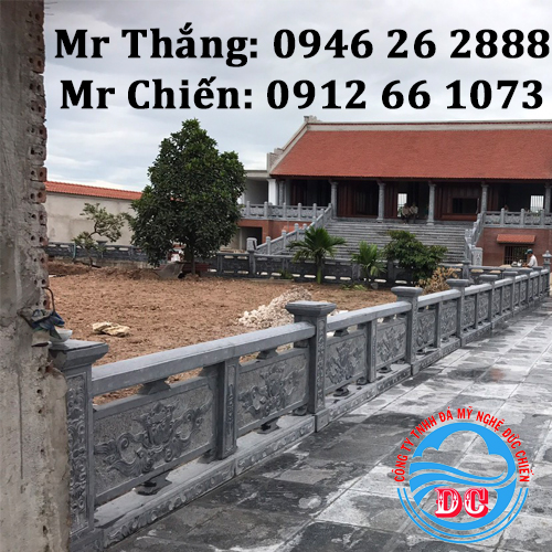 Lan can đá thủ công mỹ nghệ đẹp nhất tại Đá mỹ nghệ Đức Chiến