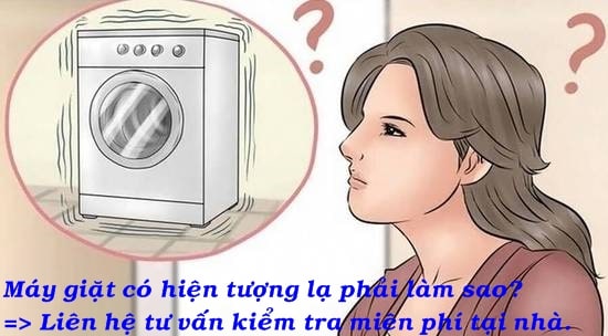 Máy giặt khi giặt hoặc khi vắt kêu to, rung lắc mạnh
