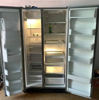 Sửa tủ lạnh side by side không lạnh do hỏng quạt