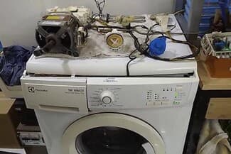 Sửa máy giặt mất nguồn không lên đèn tại nhà